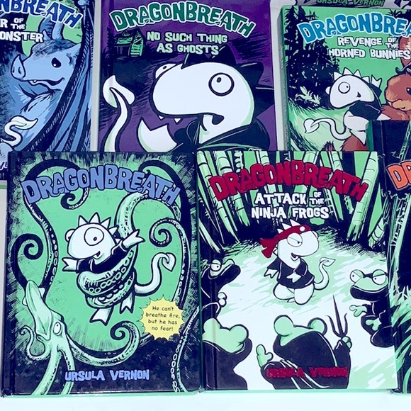 Dragonbreath Hardcover Book Series by Ursula Vernon, Lot of 11  (Upgrade Label) - Picture 3 of 12